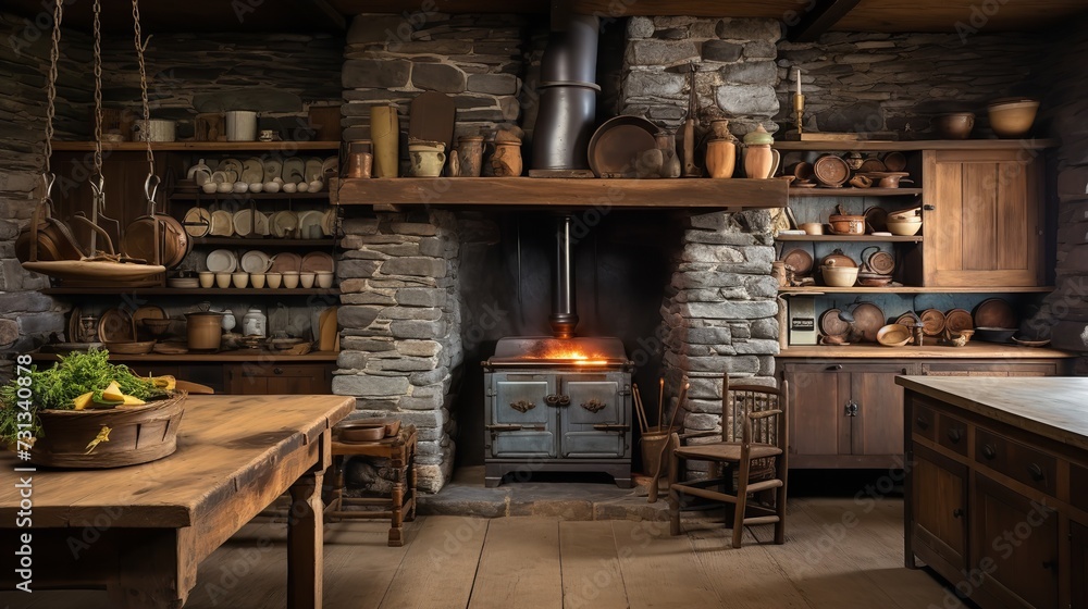 Cozy Rustic Farmhouse Kitchen - A Blend of Tradition and Comfort Cozy Rustic Farmhouse Kitchen - A Blend of Tradition and Comfort