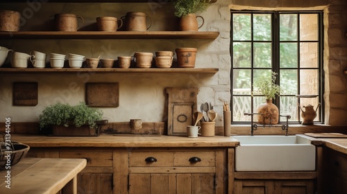 Cozy Rustic Farmhouse Kitchen - A Blend of Tradition and Comfort