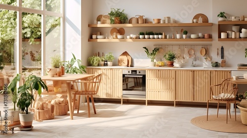 Eco-Friendly Scandinavian Kitchen: Minimalist Design with Sustainable Touches