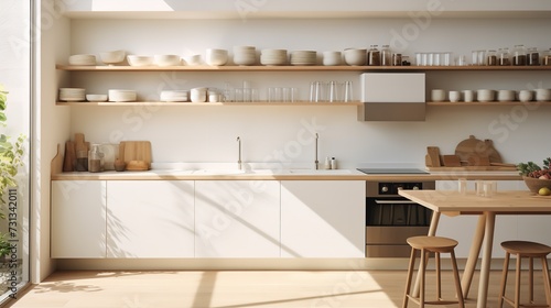 Eco-Friendly Scandinavian Kitchen: Minimalist Design with Sustainable Touches