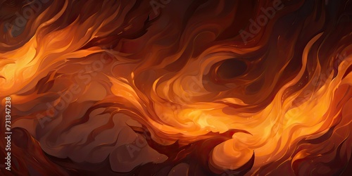 Fire flame burning decoration firestorm background decoration motion drawing painting