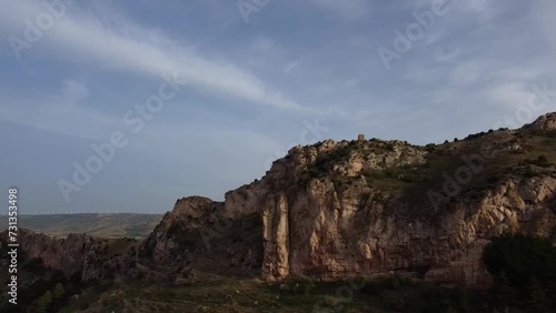 Utrillas, barranco de buitres. Utrillas, vulture ravine.