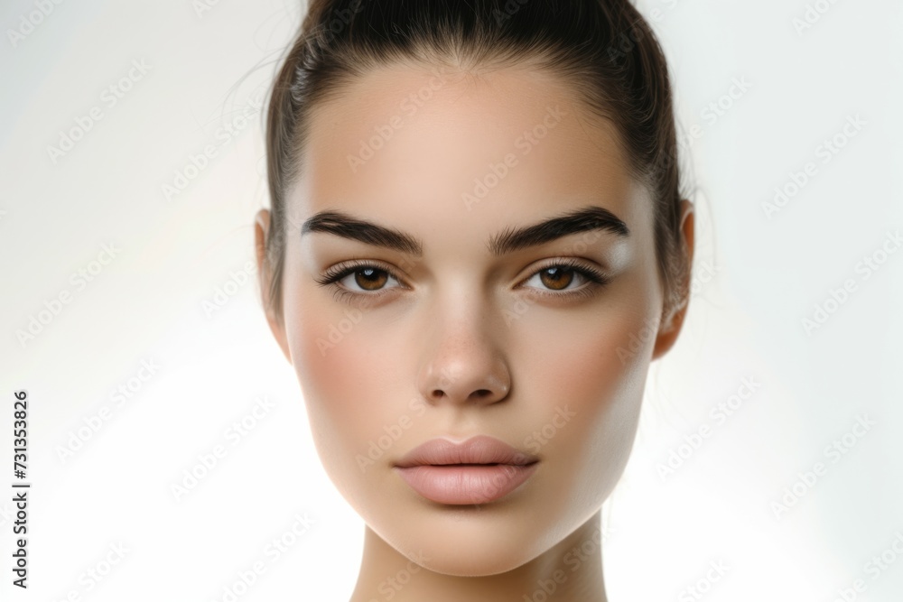 Skin care. Woman with beauty face and healthy facial skin portrait. Skin care. Woman with beauty face and healthy facial skin portrait.