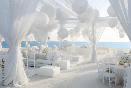 White wedding location at the beach, wedding, beach wedding, white wedding