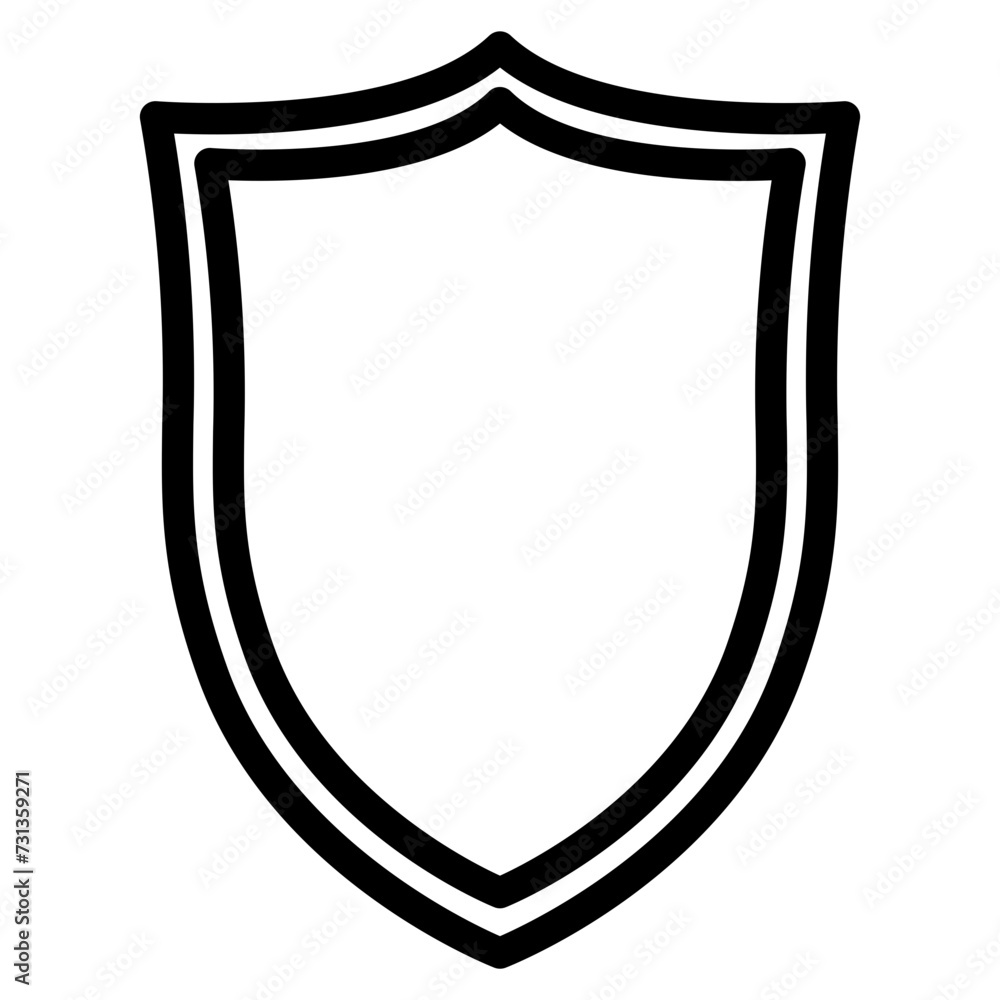 Shield icon. Protect shield vector Shield icon. Protect shield vector