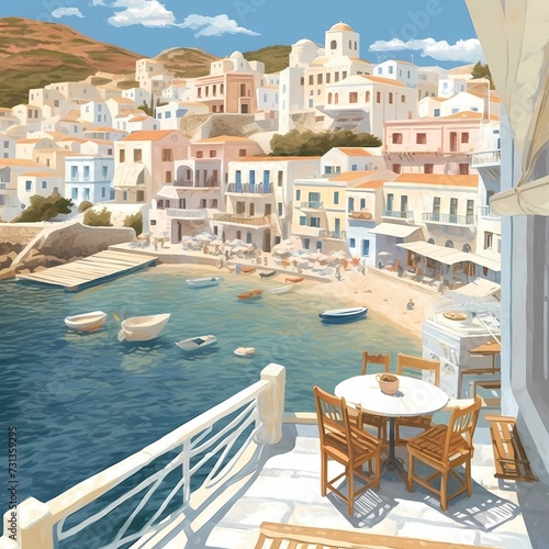 Mediterranean Seaside Village © RobertGabriel