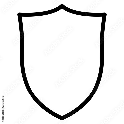 Shield icon. Protect shield vector