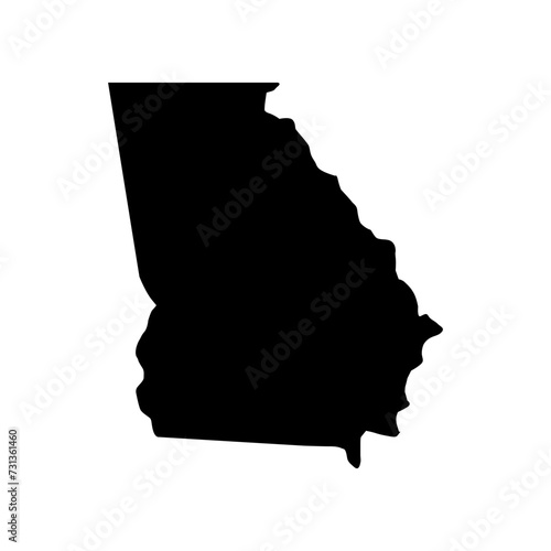 Georgia map photo