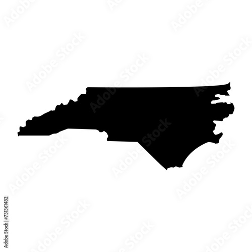North carolina map