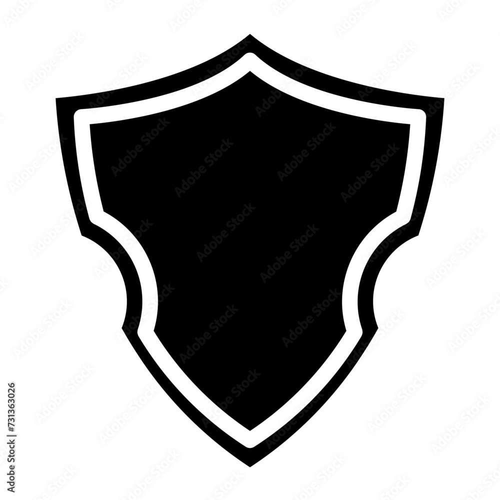 Shield icon. Protect shield vector