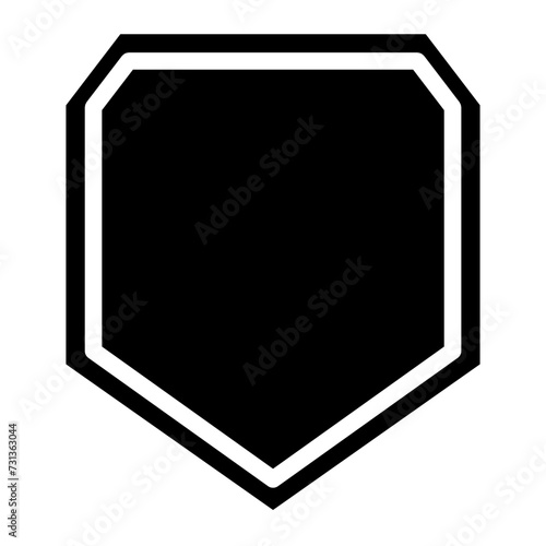 Shield icon. Protect shield vector