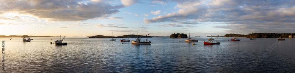 Lubec Maine Lobster Fishing Boats