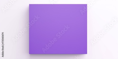 Purple square isolated on white background