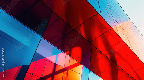 Abstract Red Background