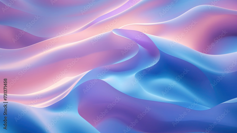 Obraz premium Radiant Spectrum in Wave Form