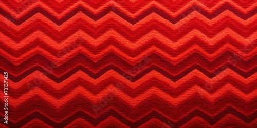Red zig-zag wave pattern carpet texture background © GalleryGlider
