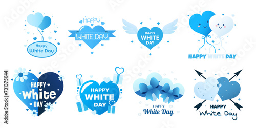 Set of festive banners for ...