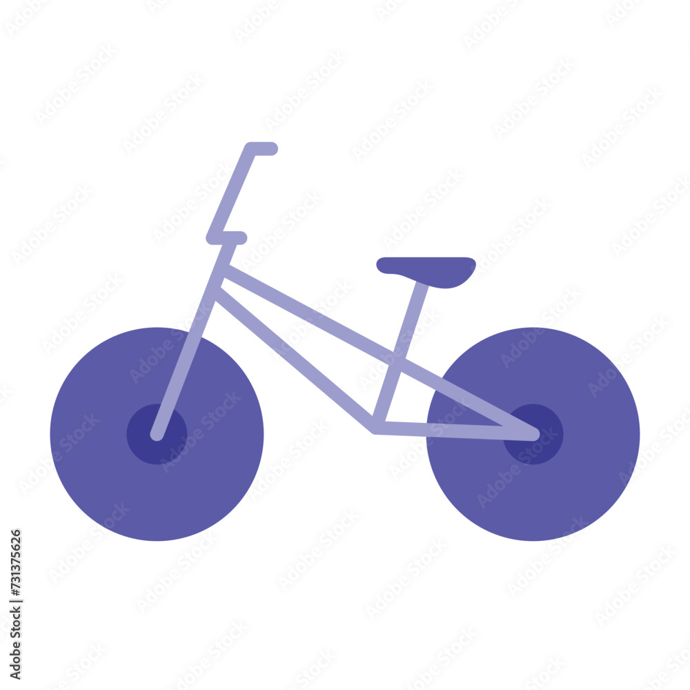 Bicycle icon in filled, thin line, outline and stroke style. Bicycle icon in filled, thin line, outline and stroke style.