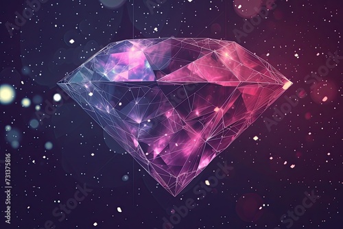 diamond background © PinkiePie