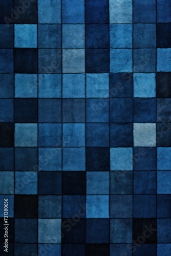 Sapphire square checkered carpet texture 