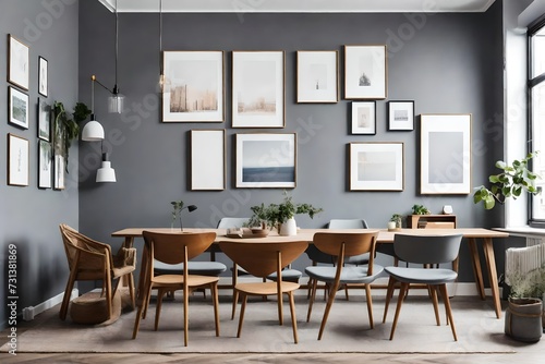 modern dining room