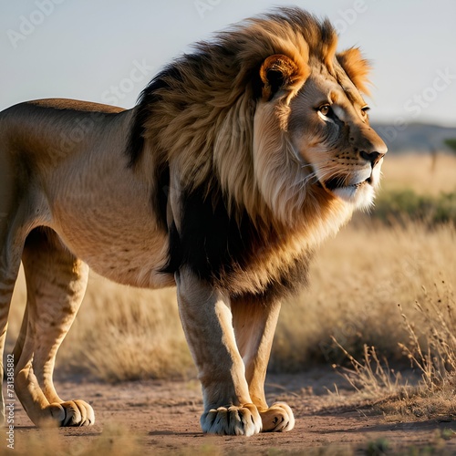 Lion in nature, national geography, Wide life animals