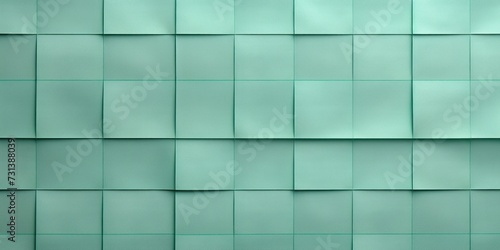 Mint chart paper background in a square grid pattern