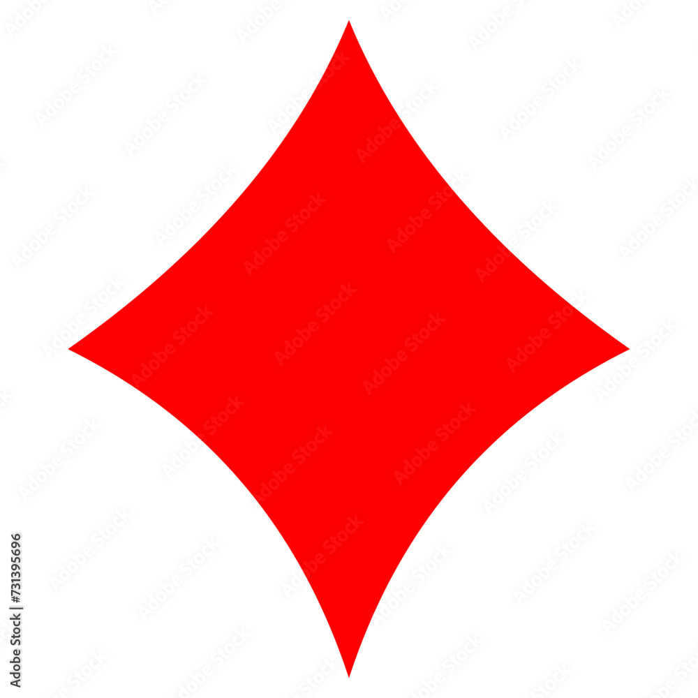 Obraz premium Poker card suit vector icon