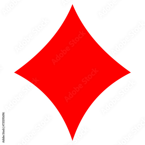 Poker card suit vector icon