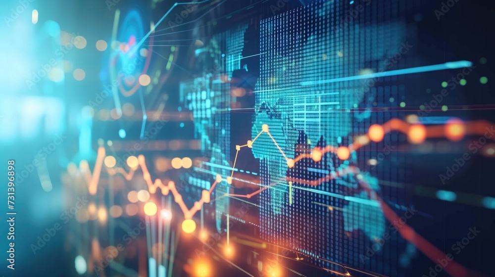 Business and economic growth on global business network, Data analysis of financial and banking Business and economic growth on global business network, Data analysis of financial and banking
