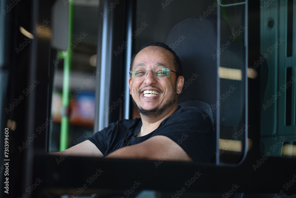 a black bus driver in germany