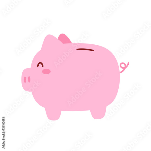 Piggy bank icon.