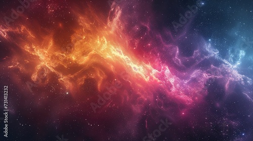 Colorful abstract universe textured background - AI Generated Abstract Art 
