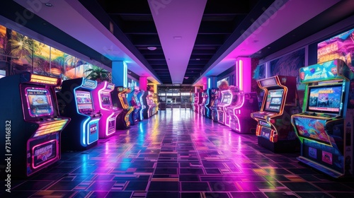 Hyperloop gaming arcades