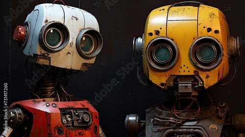 Sentient android companions robots