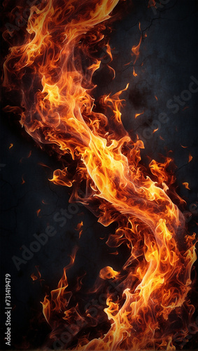 Photo illustration of smoldering embers 4