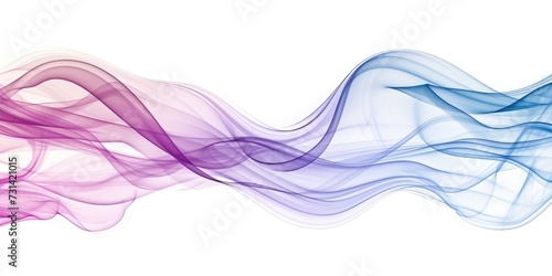 abstract blue pink and purple smokey wave