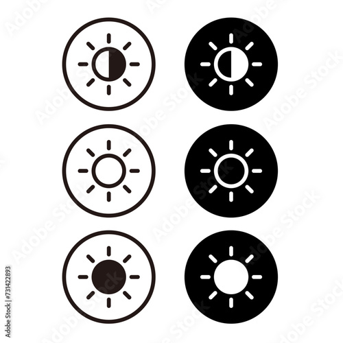 明るさアイコンセット