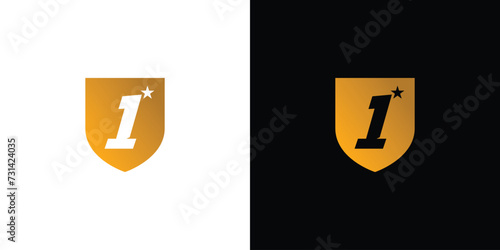 Modern and professional no.1 Guarantee logo design