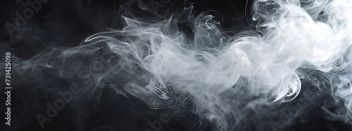 an image of smoke on a black background, Generative AI