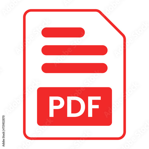 PDF File Format Icon