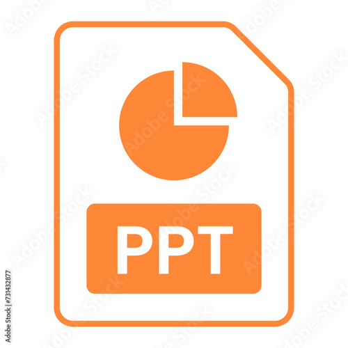 PPT File Format Icon