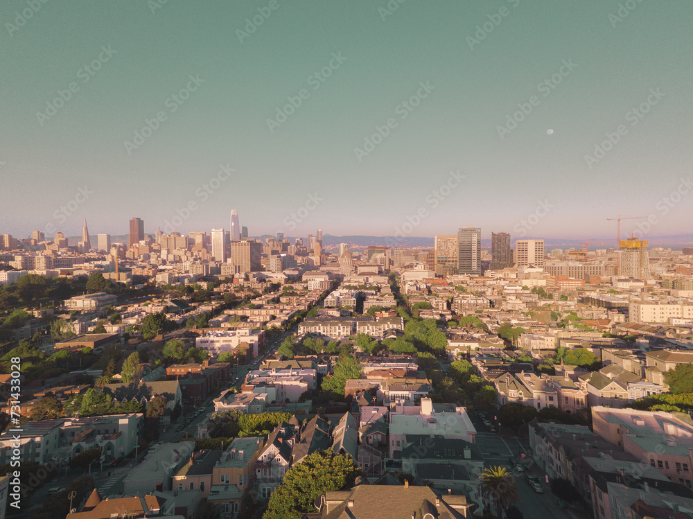San Francisco Cityscape Aerial