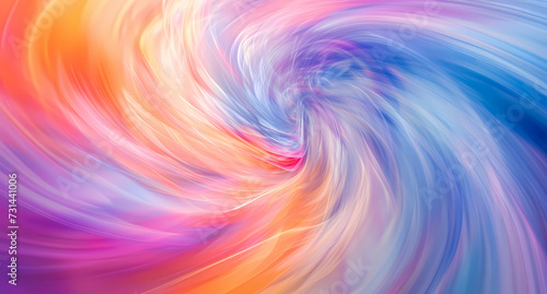 colorful abstract swirl of colorful light art design