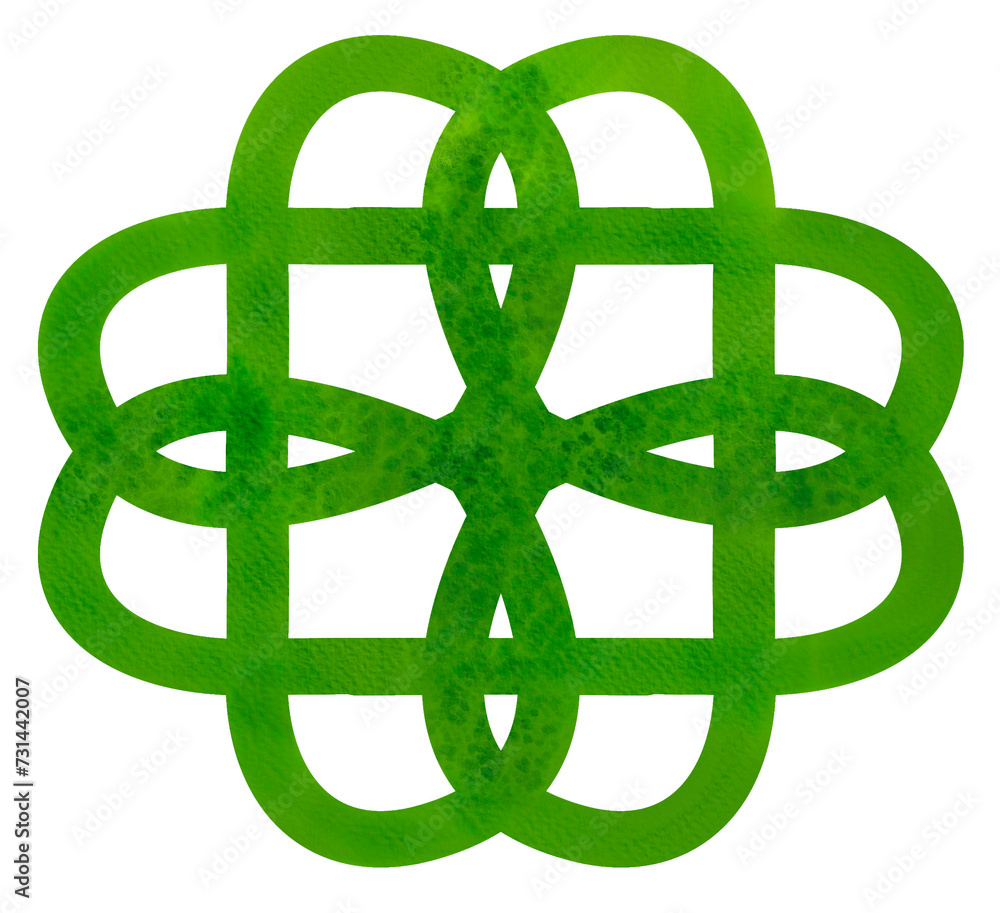 St Vigean's irish knot. Celtic symbol