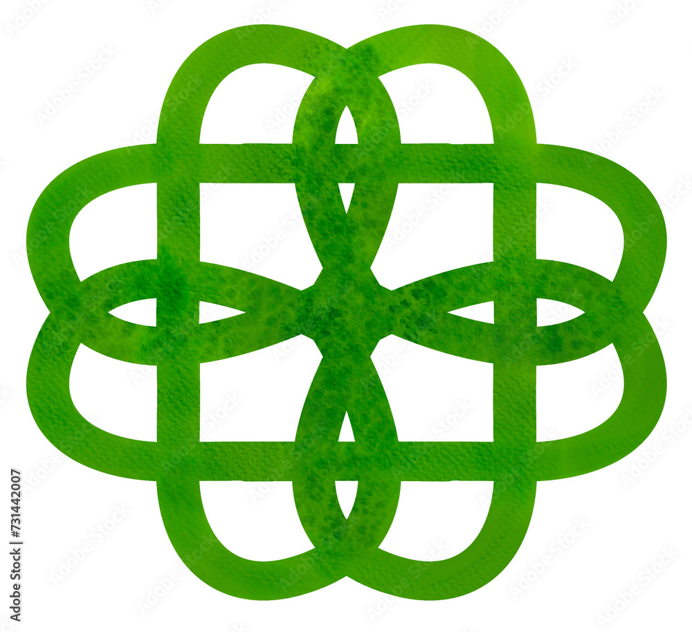 St Vigean's irish knot. Celtic symbol St Vigean's irish knot. Celtic symbol