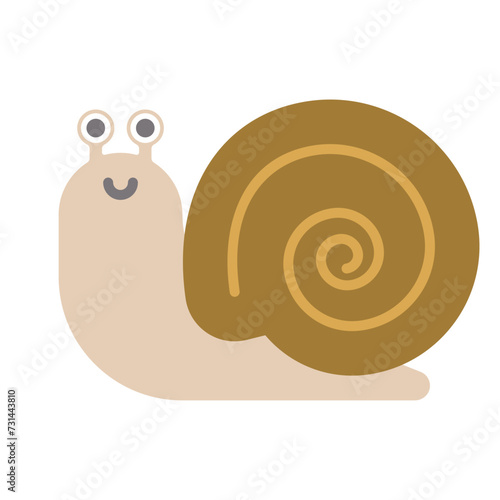 カタツムリのイラスト