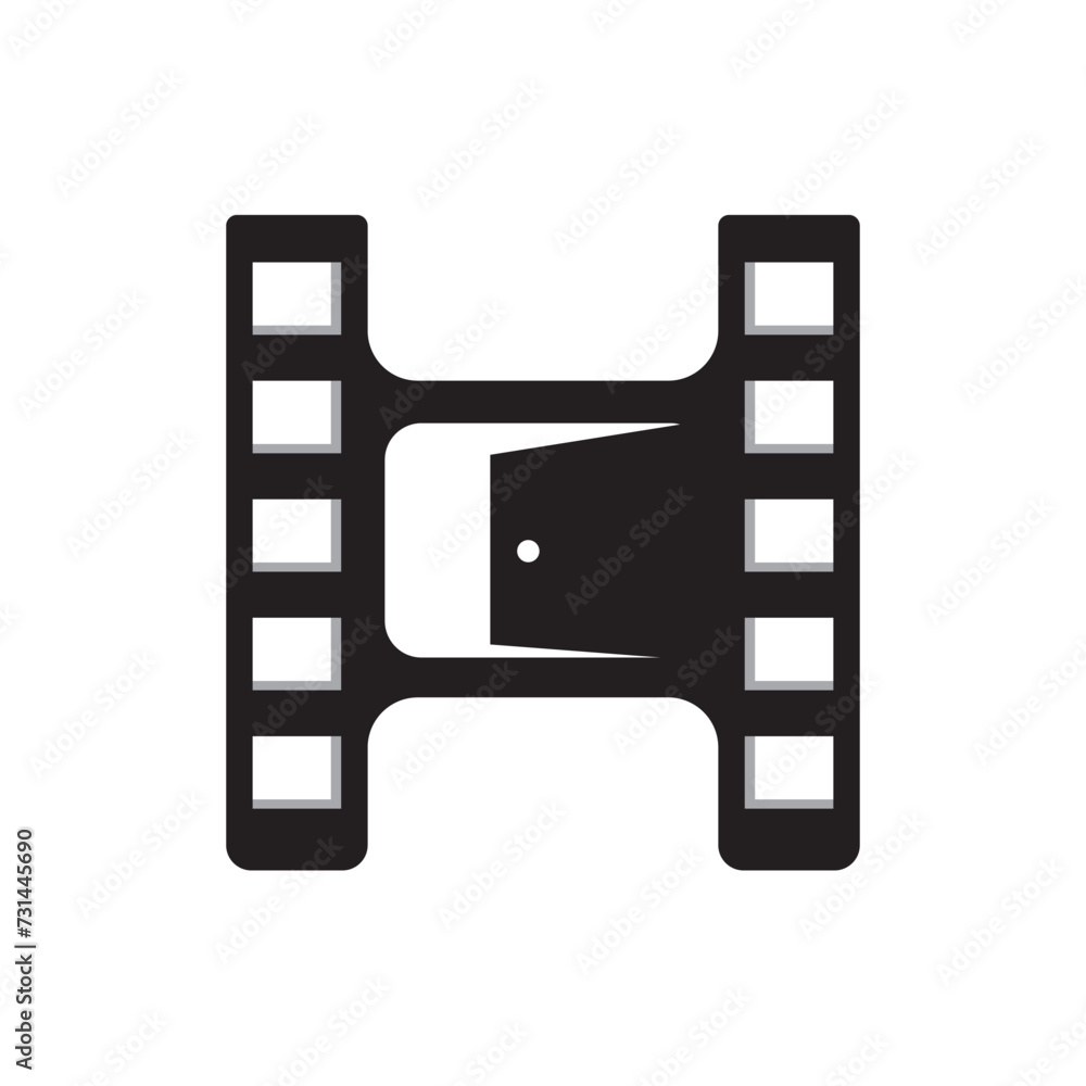 home studio film logo design icon. home studio film logo design icon.