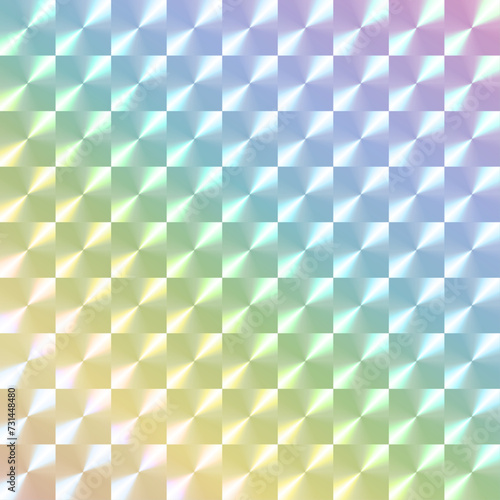 Hologram aurora color sticker sheet.bright