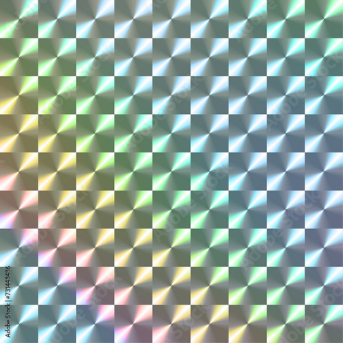 Hologram aurora color sticker sheet